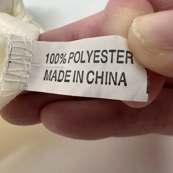 HOBO Dust Bag Purse Protector Drawstring Travel 19”x19” Ivory - Picture 4 of 6